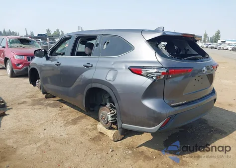 2021 Toyota Highlander L/Le из США, поврежденный, VIN 5TDBZRBH8MS544237